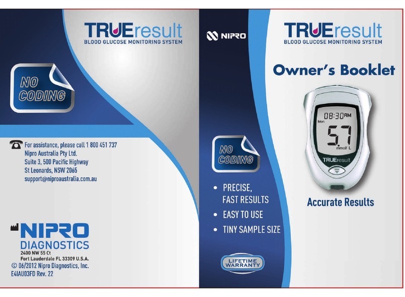 NIPRO Diagnostics TRUEresult User manual