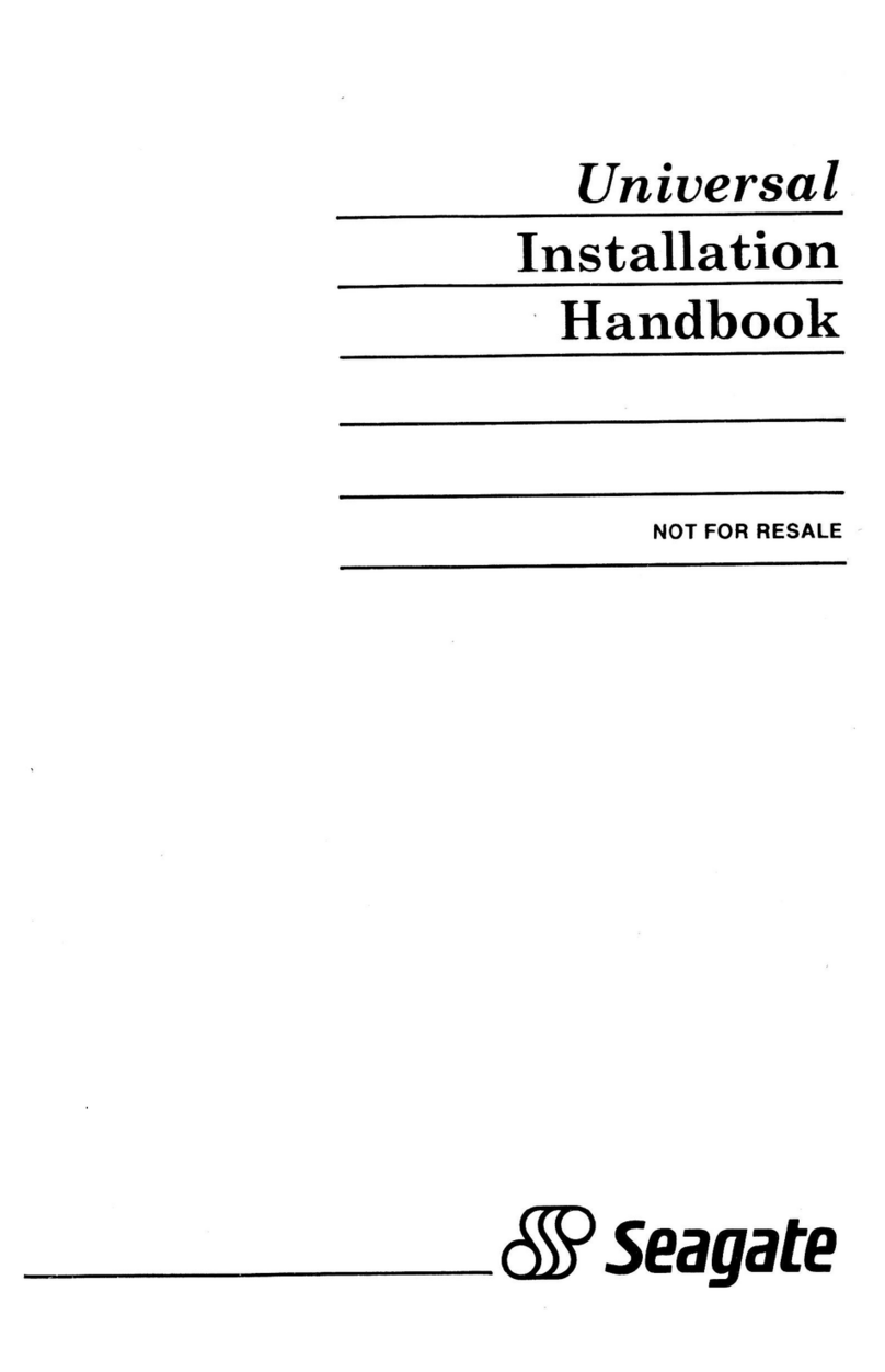 Seagate ST403B System manual