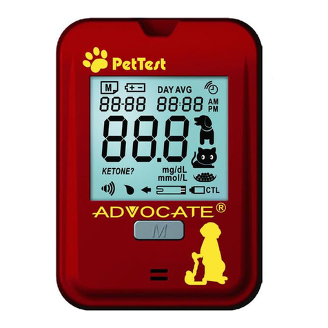 Advocate PetTest owner's manual