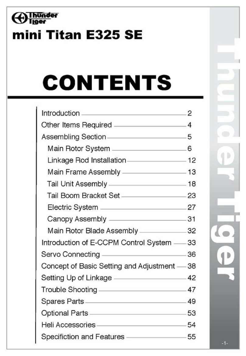 THUNDER TIGER E325 SE mini Titan Assembly manual THUNDER TIGER E325 SE mini Titan Assembly manual