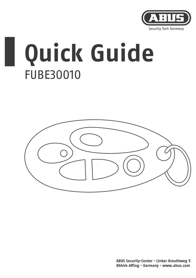 Abus FUBE30010 quick guide