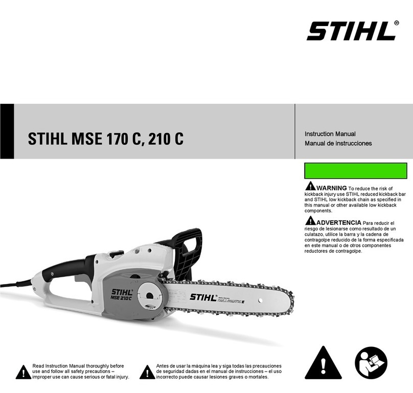 Stihl MS 170 User manual