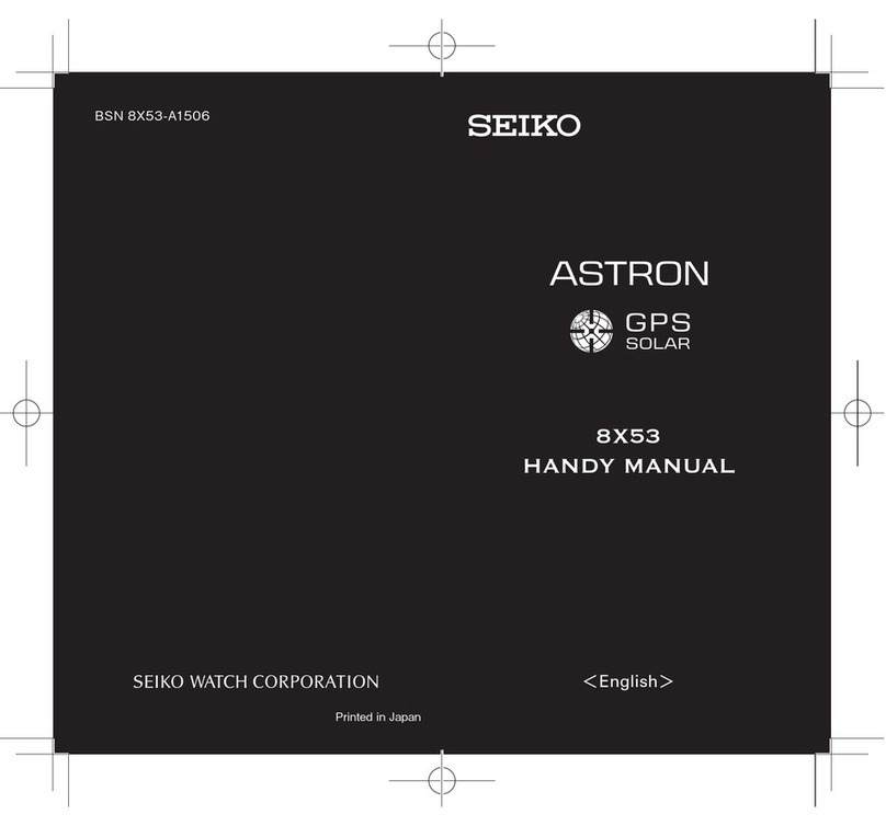 Seiko Astron 8X53 Assembly instructions Seiko Astron 8X53 Assembly instructions