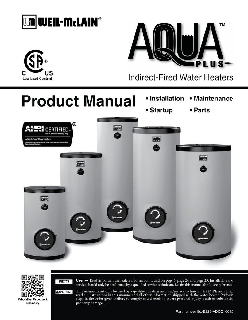 Weil-McLain Aqua Plus 35 User manual Weil-McLain Aqua Plus 35 User manual