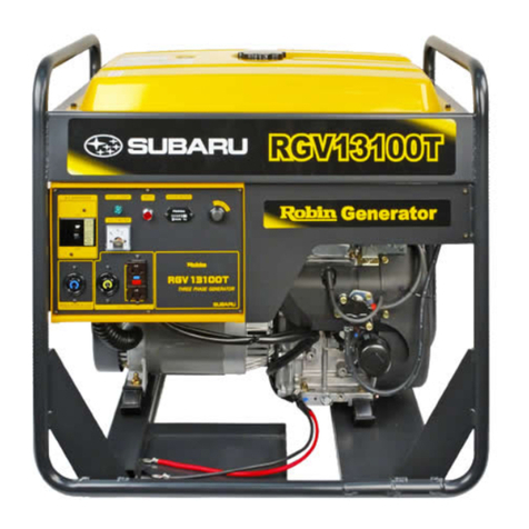Robin RGV12100 User manual Robin RGV12100 User manual
