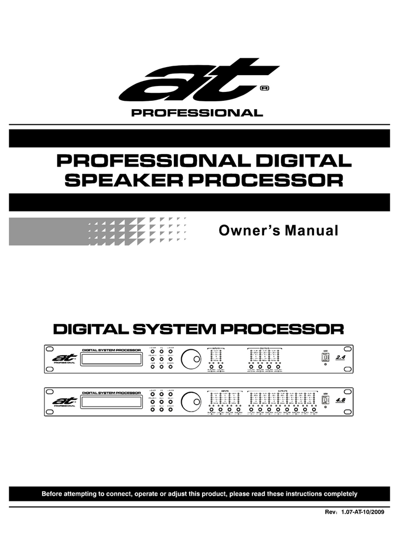 at professional DSP 2.4 owner's manual