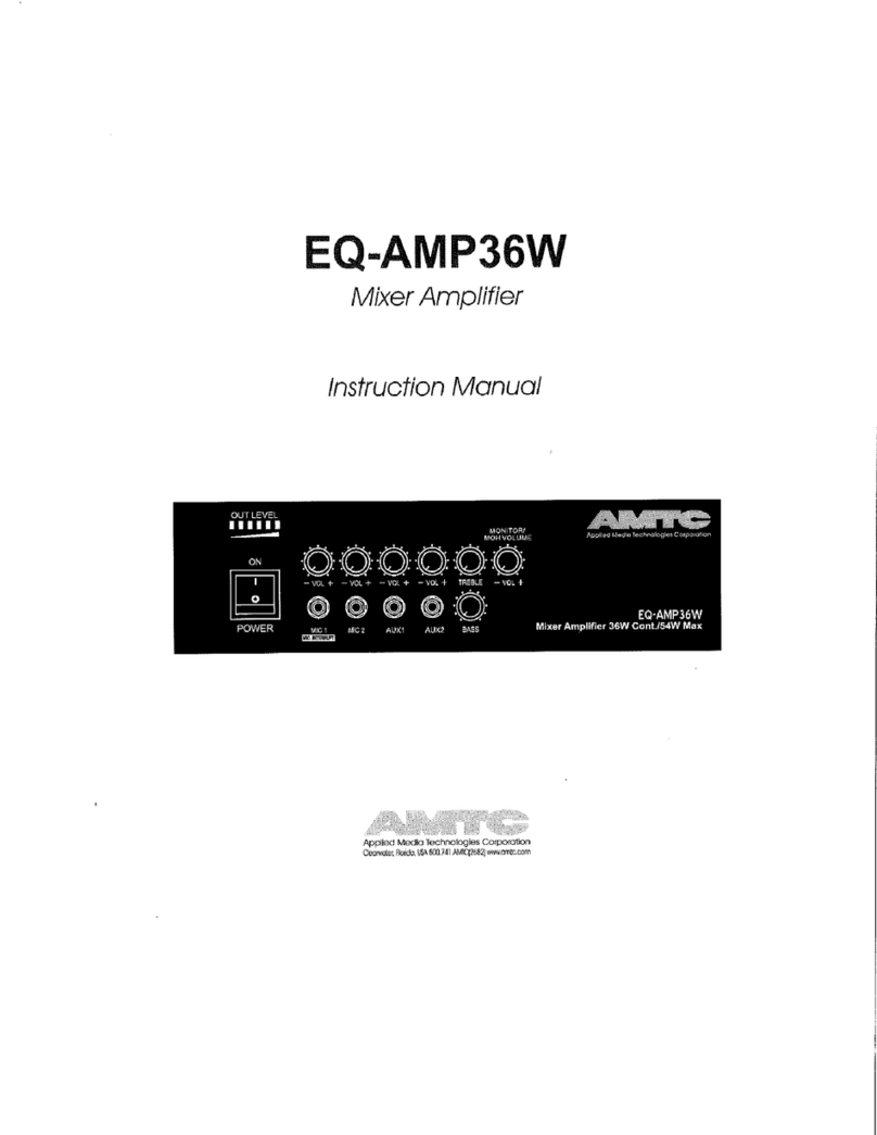 AMTC EQ-AMP36W instruction manual