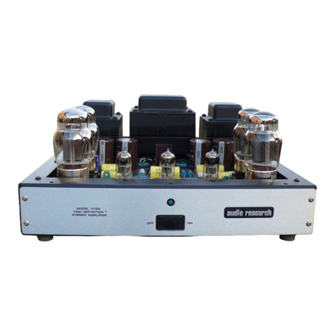 Audio Research VT60 User manual