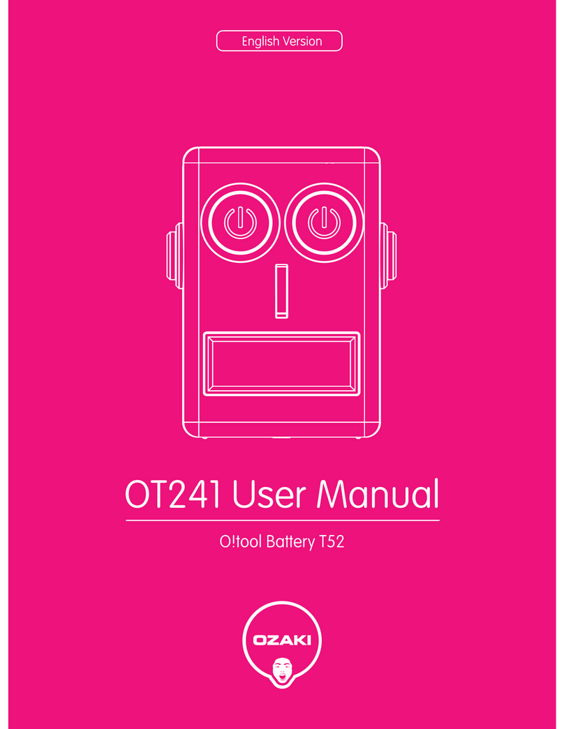 Ozaki OT241 O!tool T52 user manual
