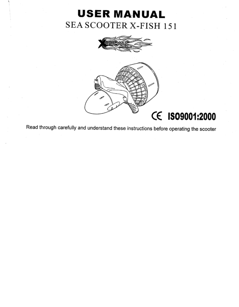 X-TREME scooter X-Fish 151 user manual