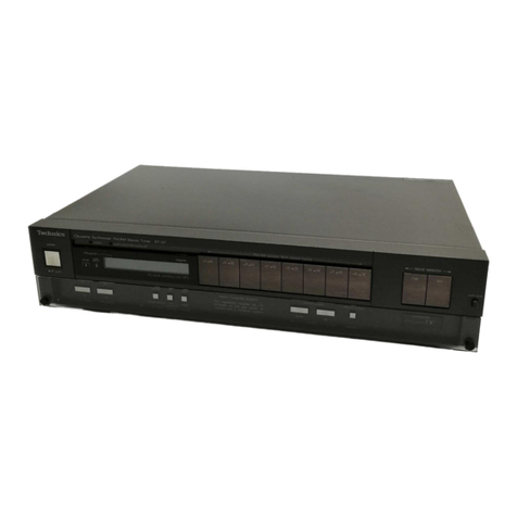 Technics Quartz ST-G7 User manual
