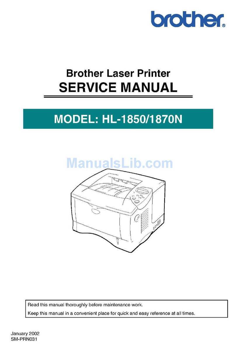 Brother HL-1870N Service manual