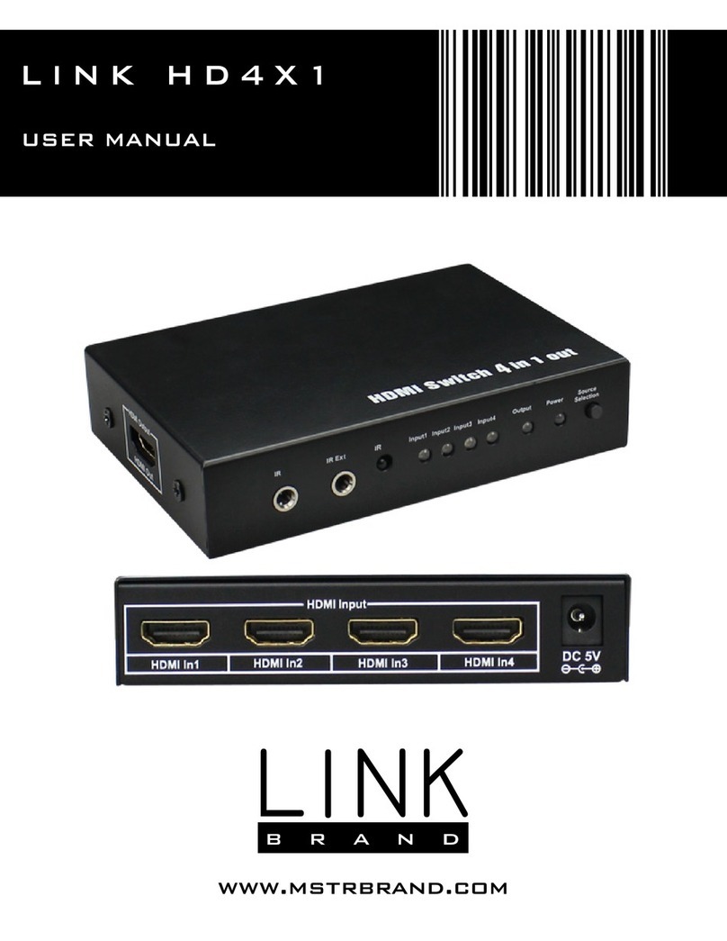 Link Brand HD4X1 user manual