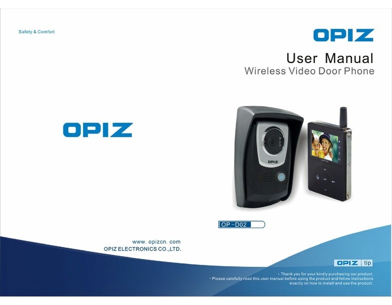 Opiz OP-D02 user manual