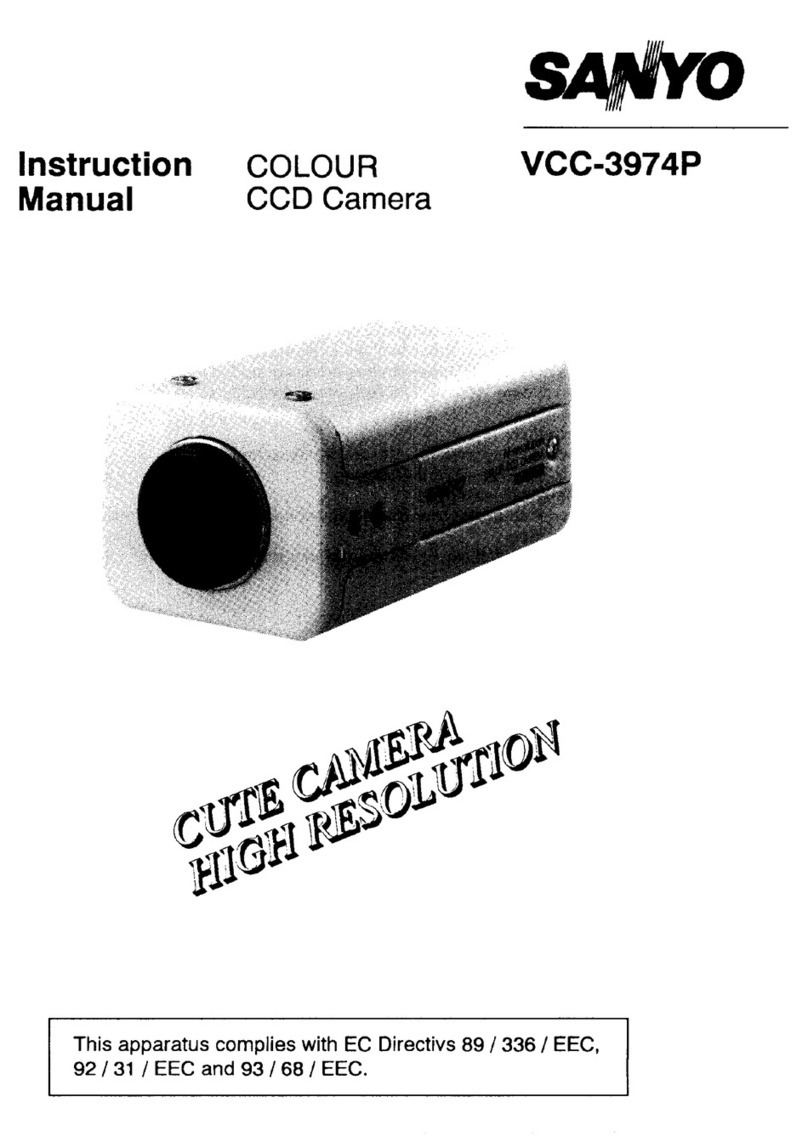 Sanyo VCC-3974P instruction manual
