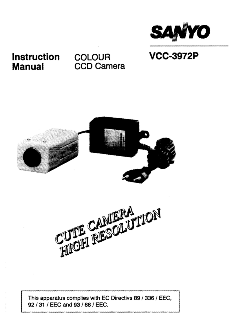 Sanyo VCC-3972P User manual
