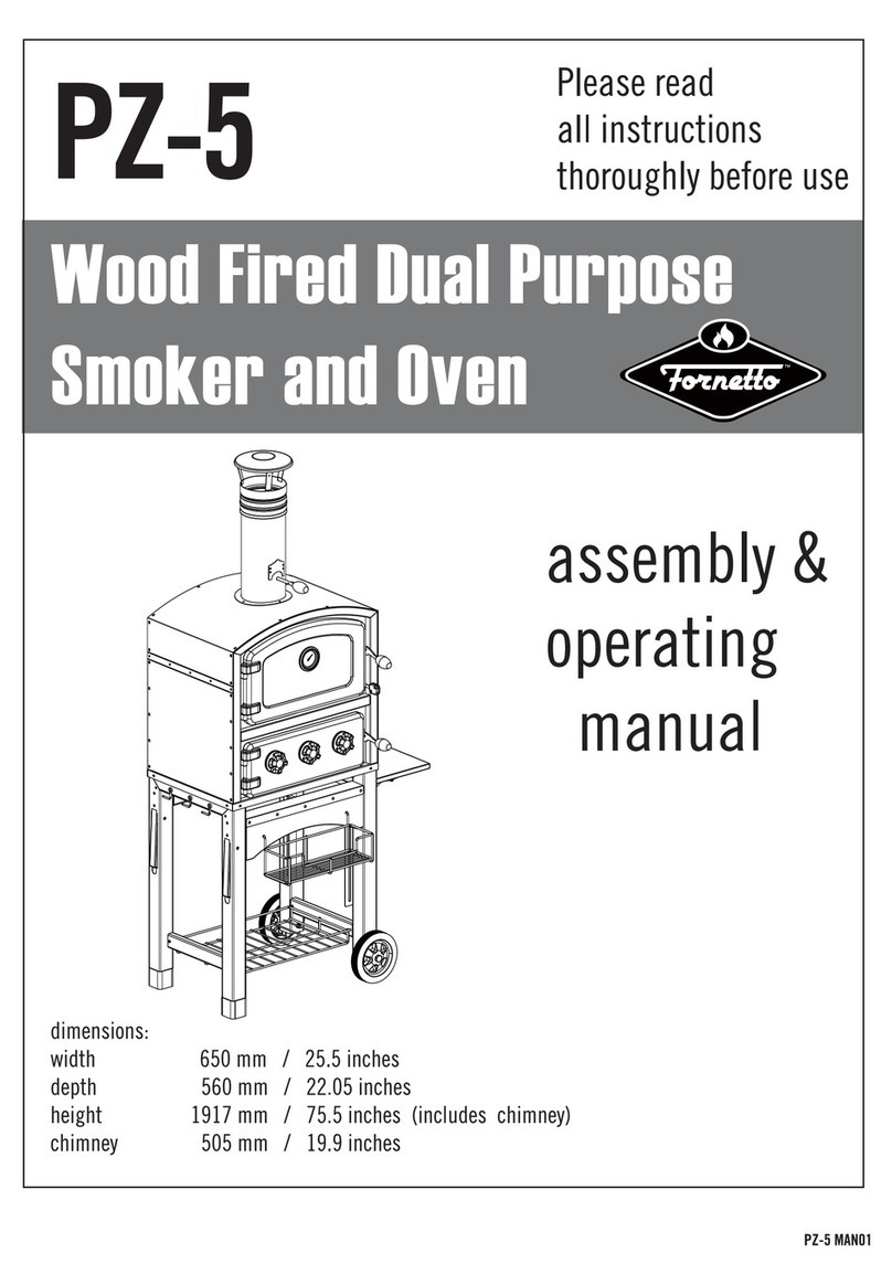 Fornetto PZ-5 Assembly & operating manual
