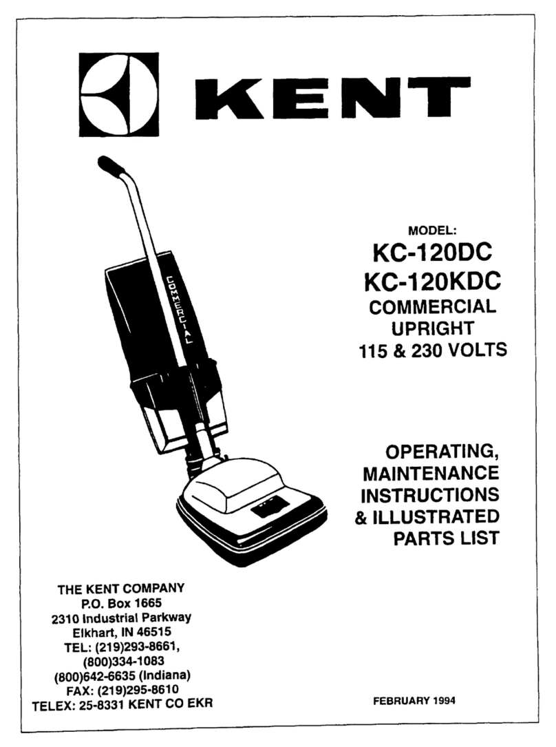 KENT KC-120DC Setup guide