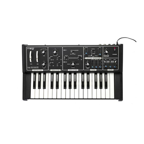 Moog The Rogue User manual