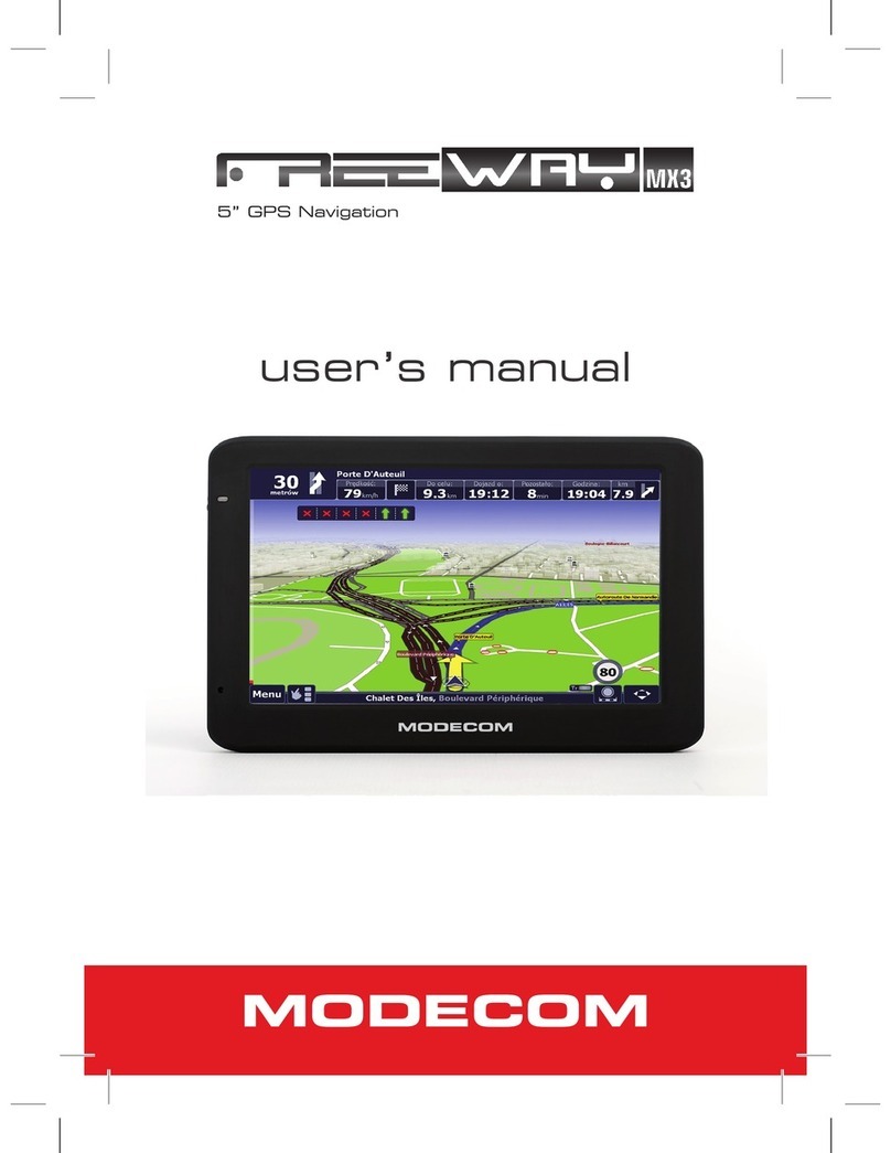 Modecom FreeWay MX3 User manual Modecom FreeWay MX3 User manual