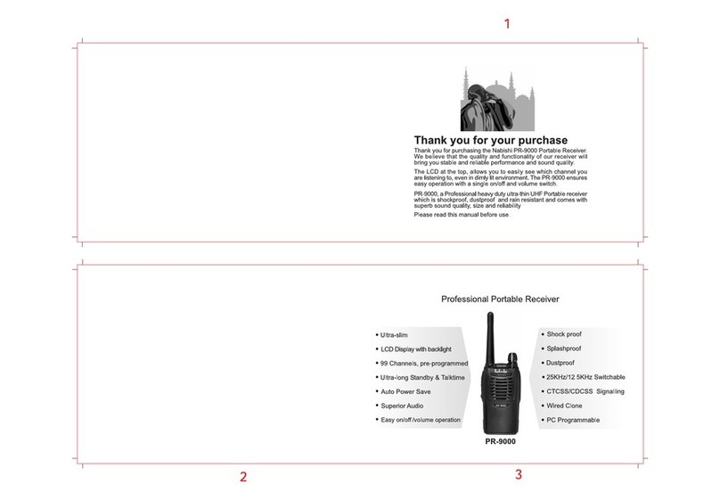Nabishi PR-9000 user manual