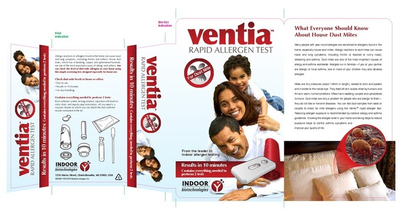 Indoor biotechnologies Ventia Instructions for use