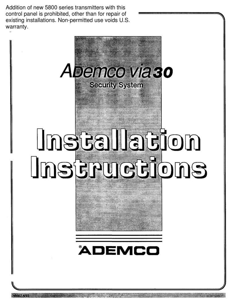 ADEMCO via30+ User manual