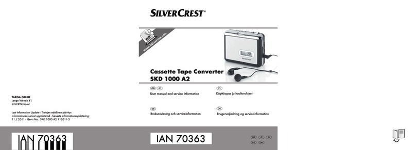 Silvercrest SZW 1000 A2 Instruction sheet