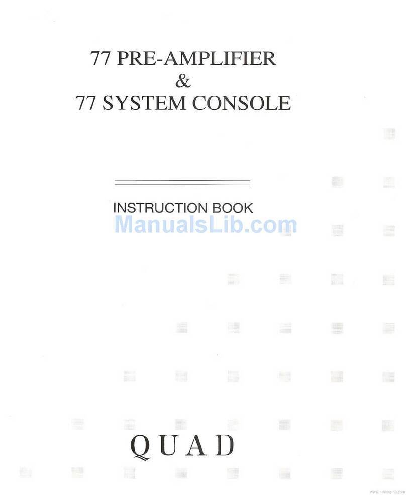 QUAD 7741 instruction manual
