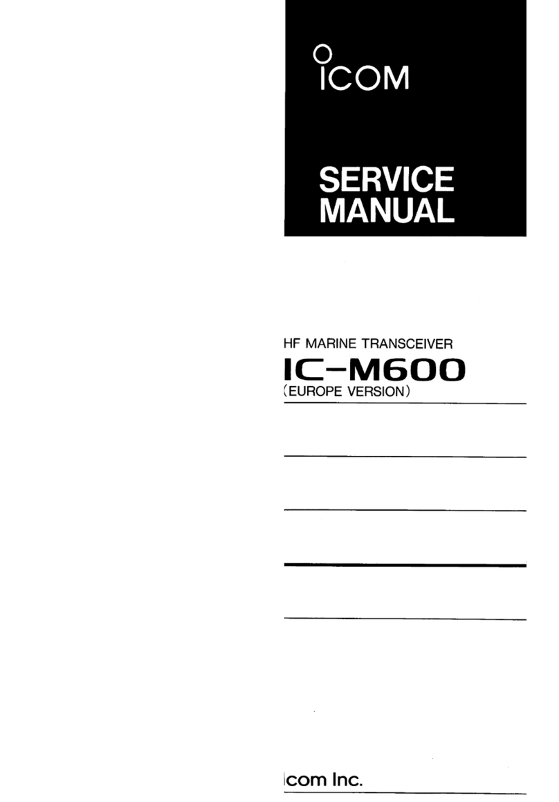 Icom IC-M600 User manual