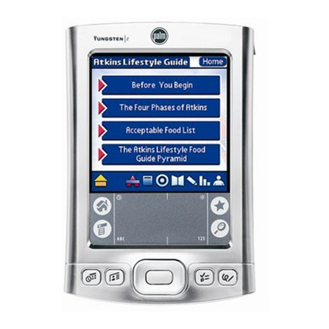 Palm Tungsten E Instruction sheet