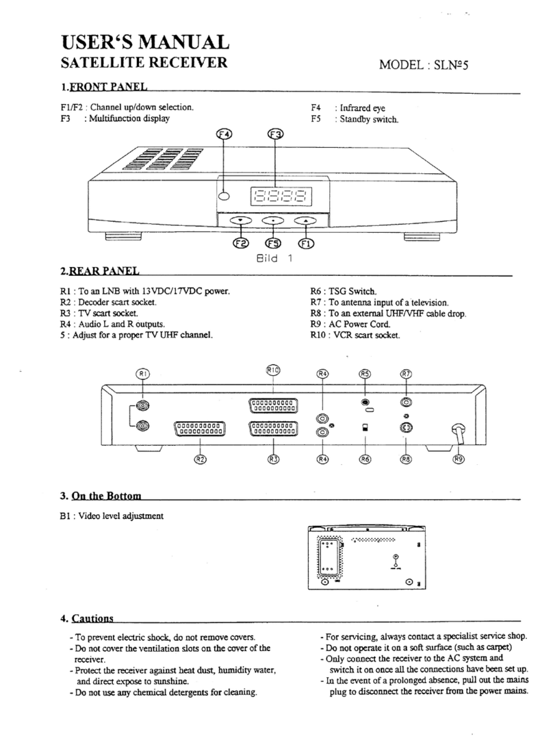 DirecTV SL5 User manual