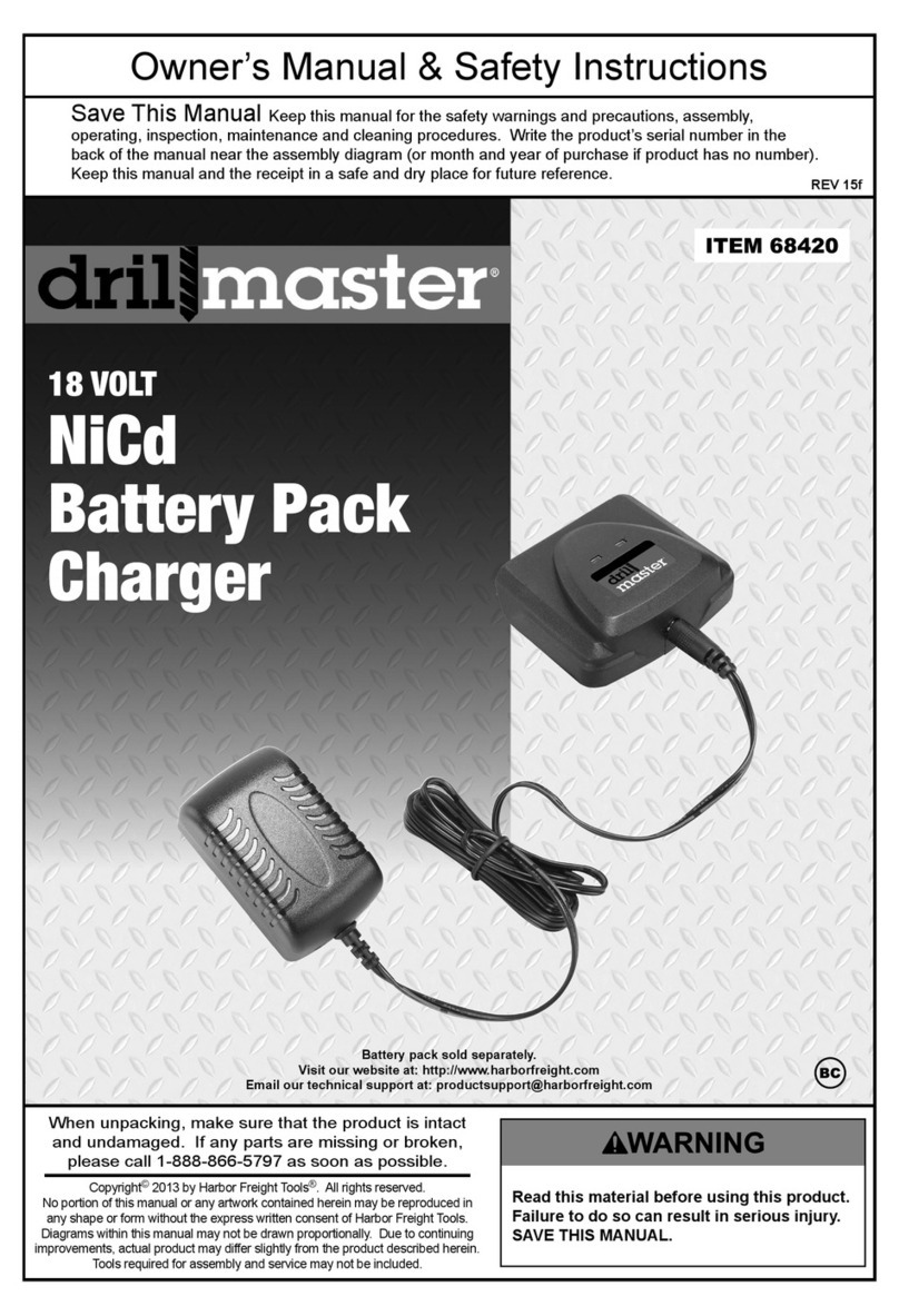 Drill Master 68420 Owner's manual & safety instructions