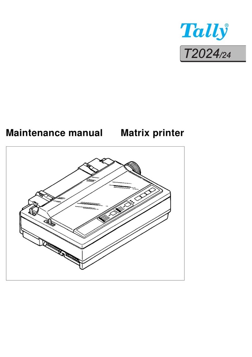 Tally T2024/24 Maintenance manual