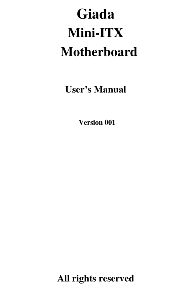 Giada Mini-ITX user manual