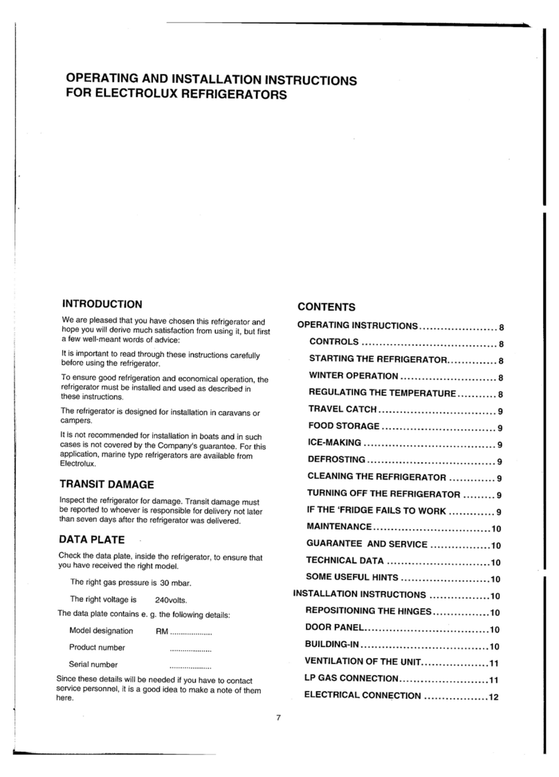 Electrolux RM 42xx User manual