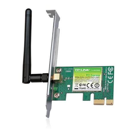 TP-Link TL-WN781ND User manual TP-Link TL-WN781ND User manual