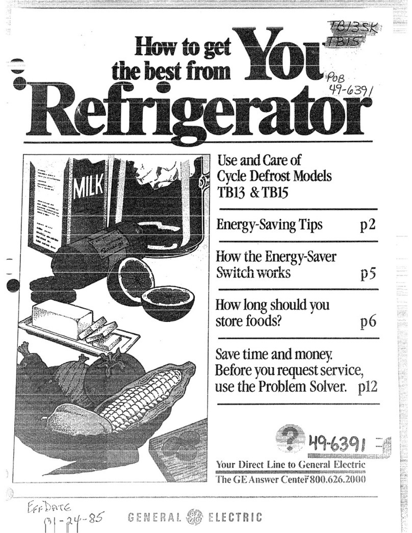 GE TB13 Installation instructions