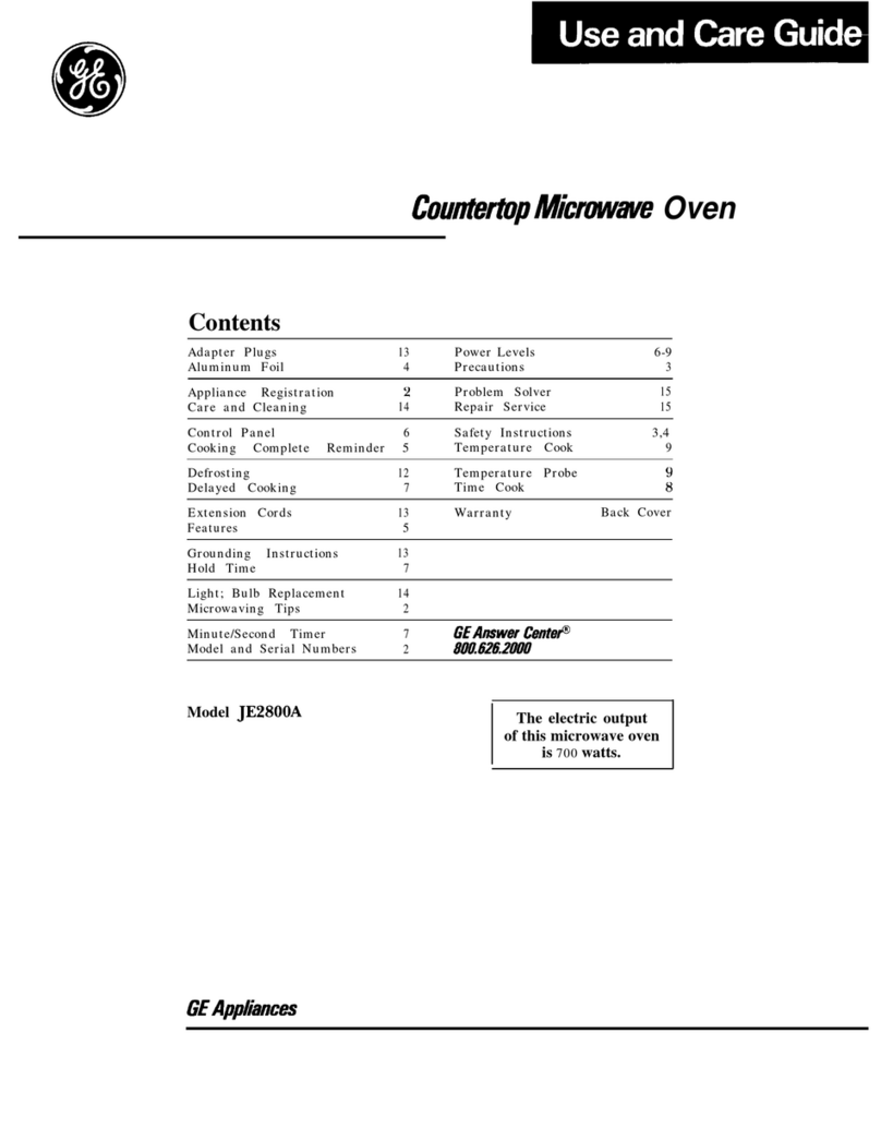 GE JE2800A User manual GE JE2800A User manual