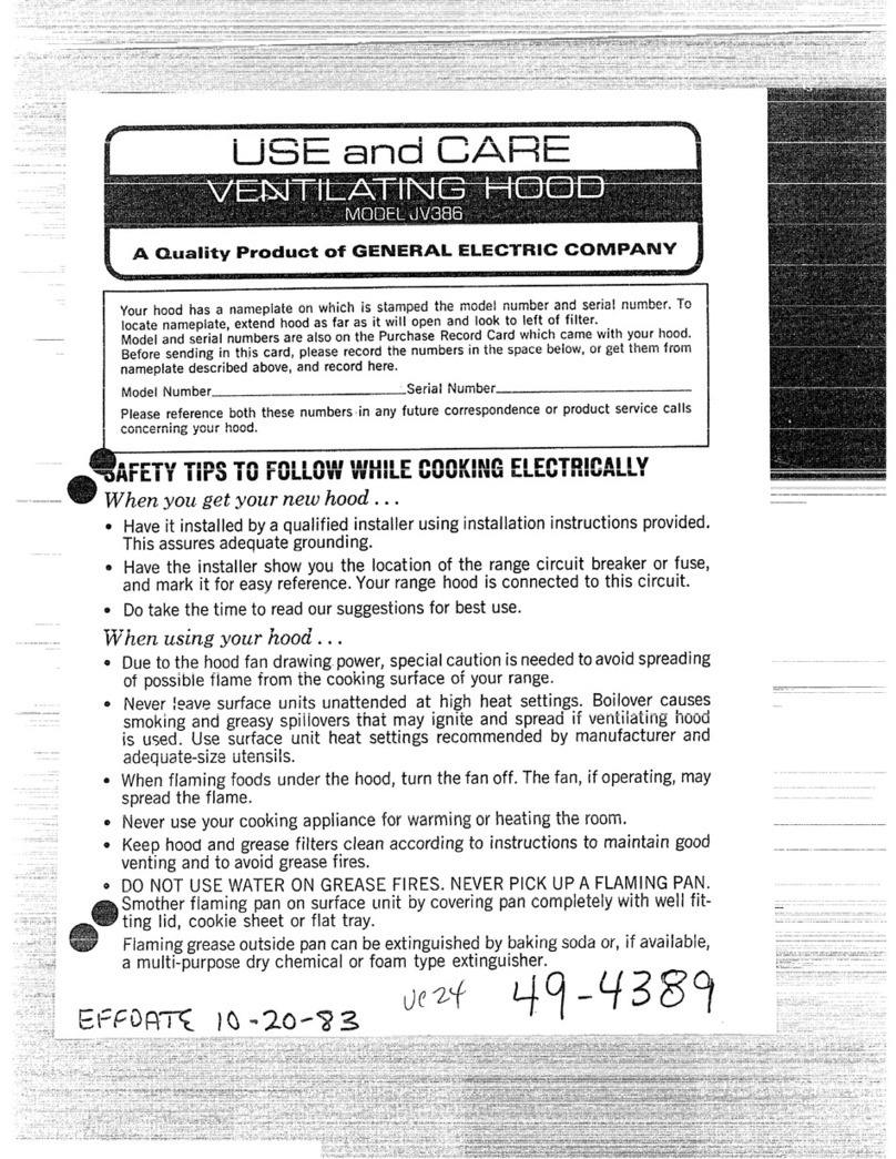 GE JV386 Installation instructions