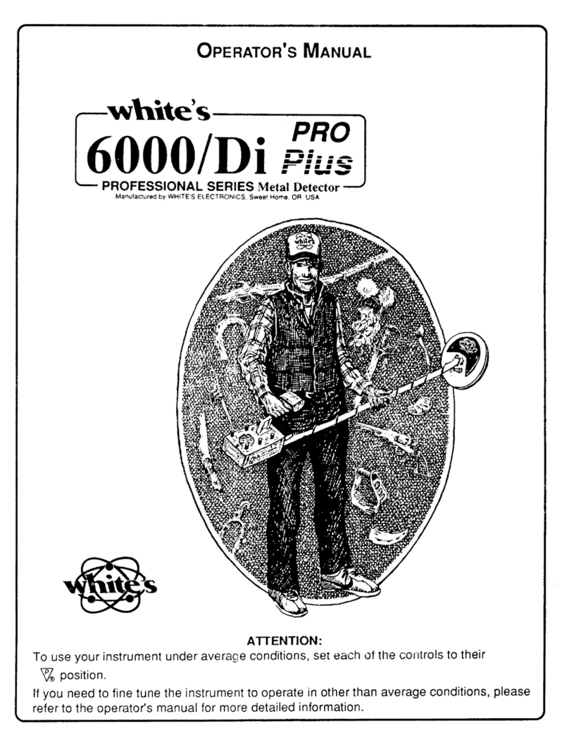 Whites 6000/Di Pro Plus Operator's manual Whites 6000/Di Pro Plus Operator's manual