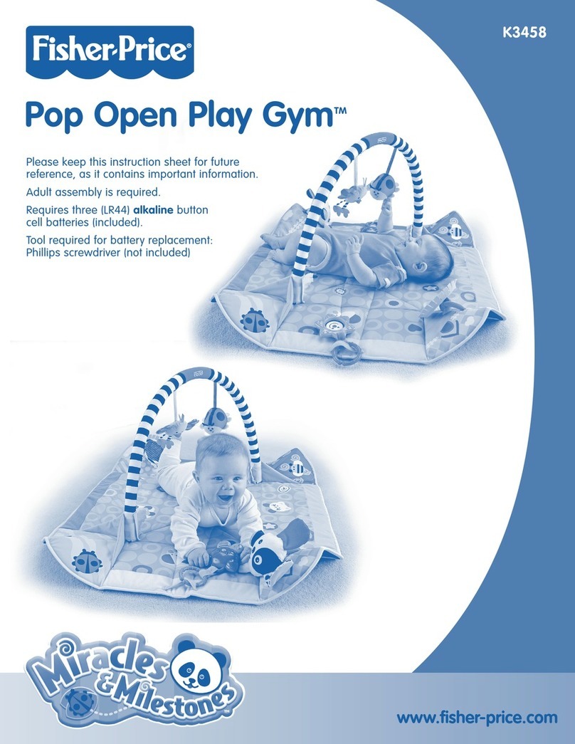 Fisher-Price Pop Open Play Gym K3458 instructions
