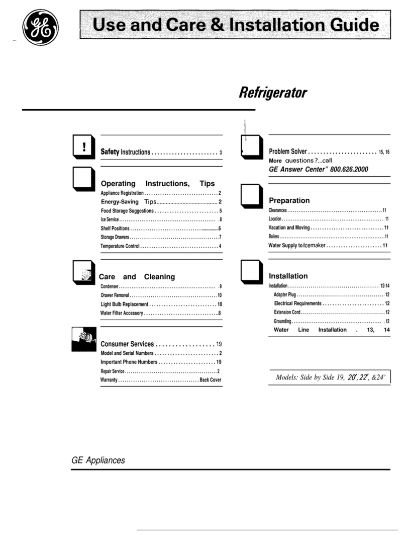 GE Appliances 19 Training manual