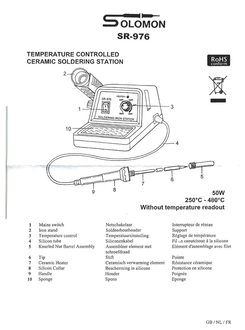 Solomon SR-976 user manual