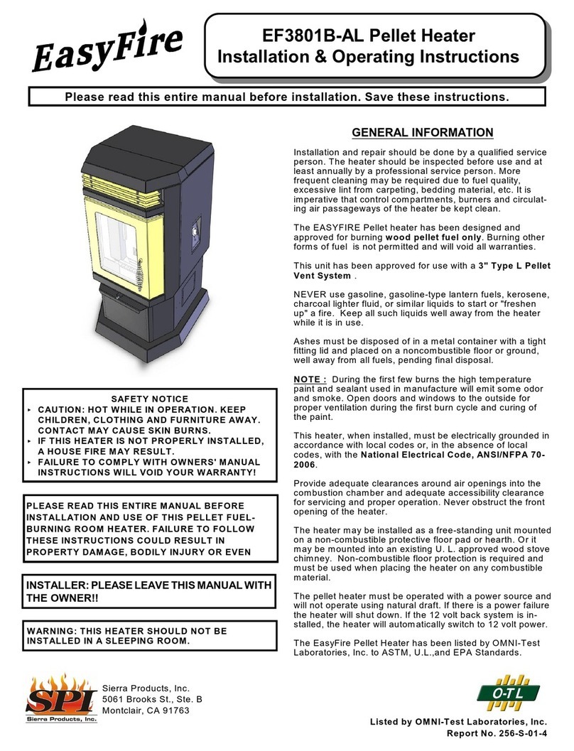 EasyFire EF3801B-AL Manual