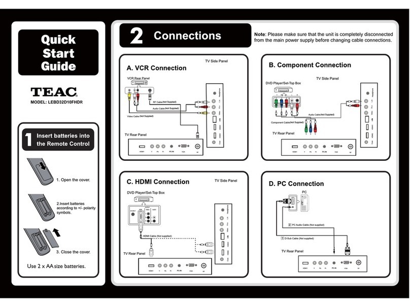Teac LEBD32D10FHDR User manual Teac LEBD32D10FHDR User manual