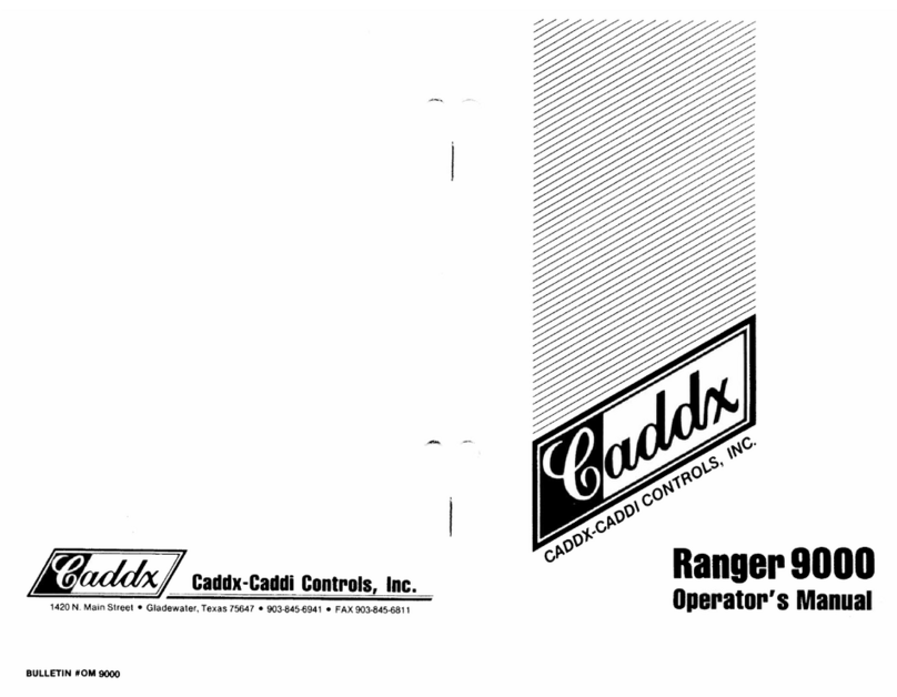 CADDX Ranger 9000 User manual