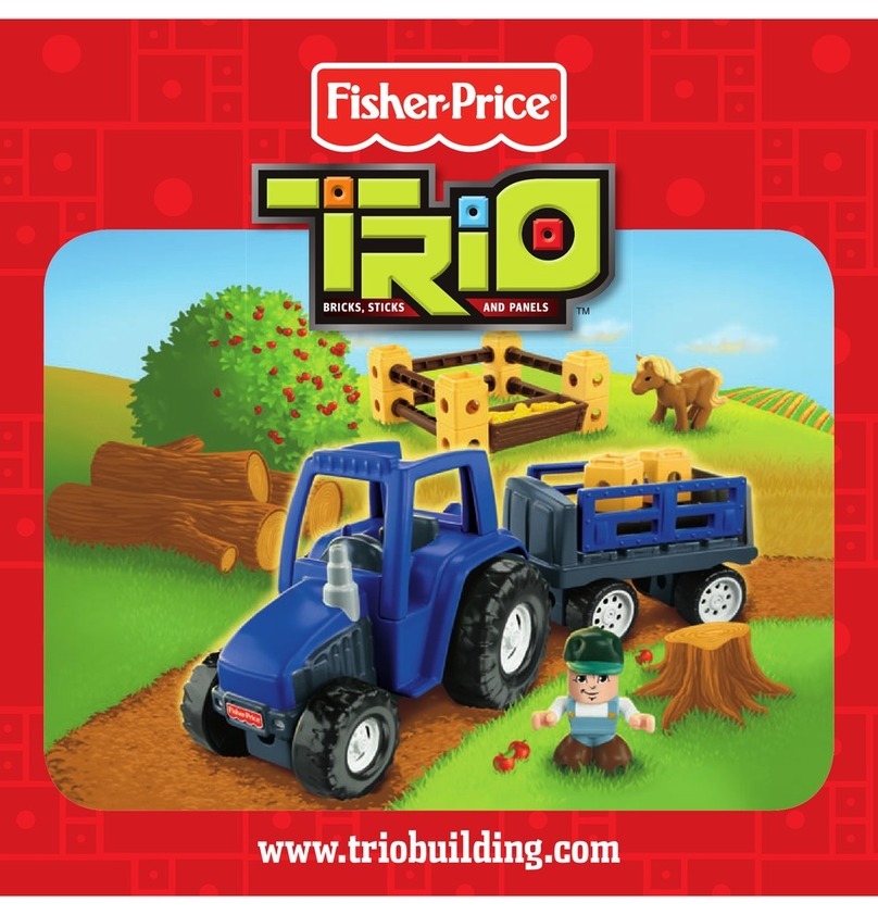 Fisher-Price Trio T2722 Assembly instructions