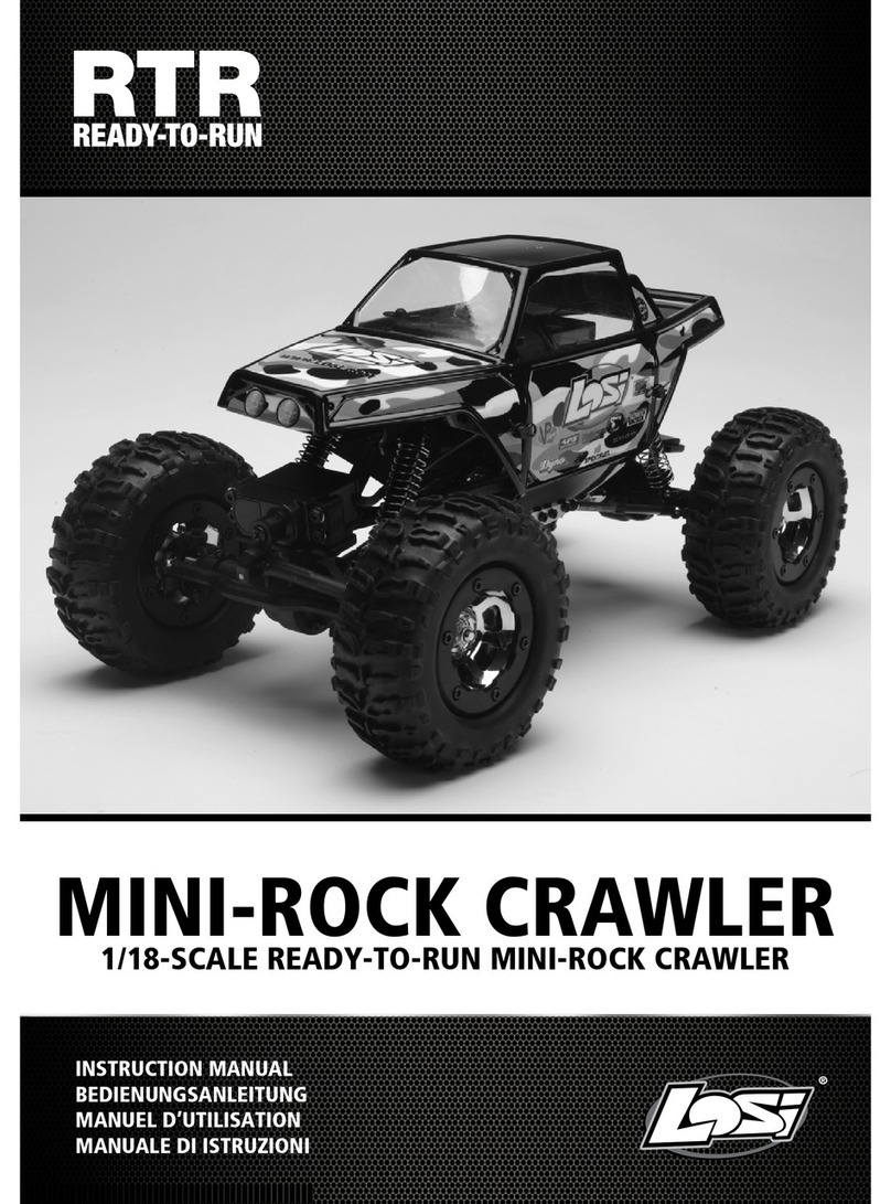 Team Losi Mini-Rock Crawler LOSB0222 User manual
