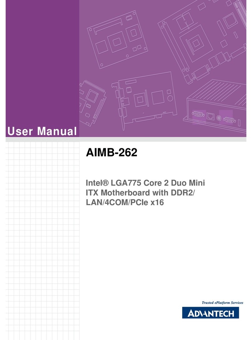 Advantech AIMB-262 User manual